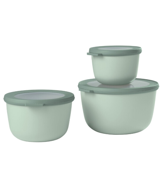 Mepal Set Cirqula Round (500+1000+2000 ml) // Nordic Sage