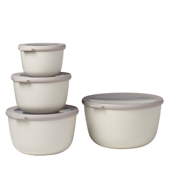 Mepal Set Cirqula Round (500+1000+2000+3000 ml) // Nordic White