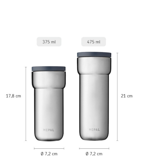 Mepal Insulated Ellipse Mug (475 ml) // Nordic Denim