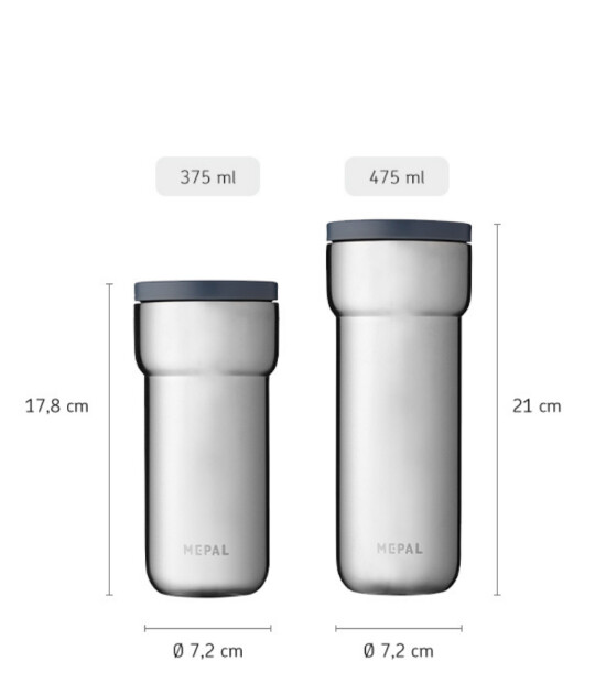 Mepal Insulated Ellipse Mug (375 ml) // Nordic Denim