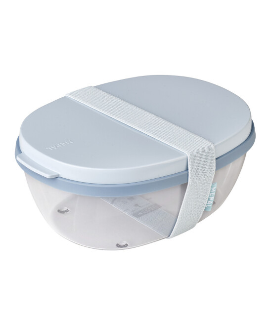 Mepal Ellipse Salad Box // Nordic Blue