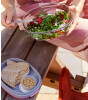 Mepal Ellipse Salad Box // Nordic Blue
