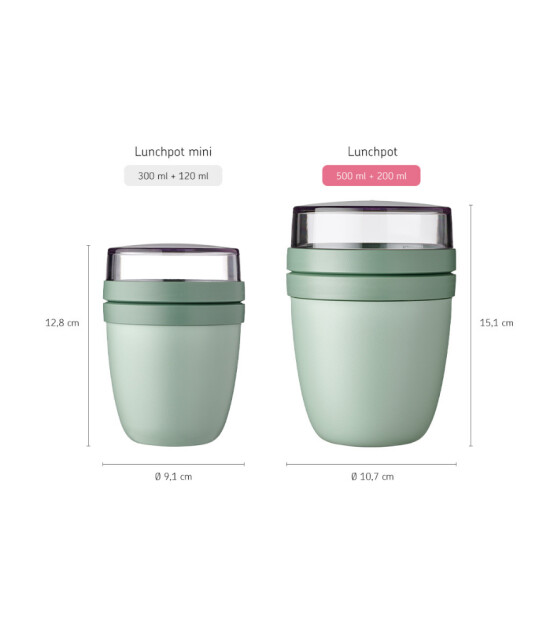 Mepal Insulated Ellipse Lunch Pot // Titanium