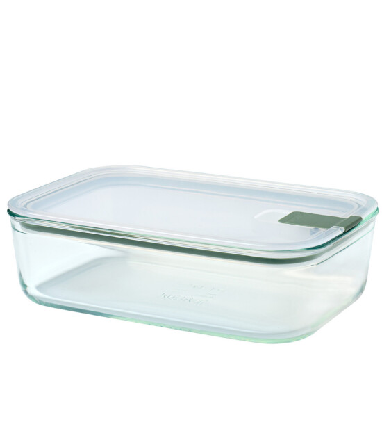 Mepal Easyclip Glass Food Storage Box (1500 ml) // Nordic Sage
