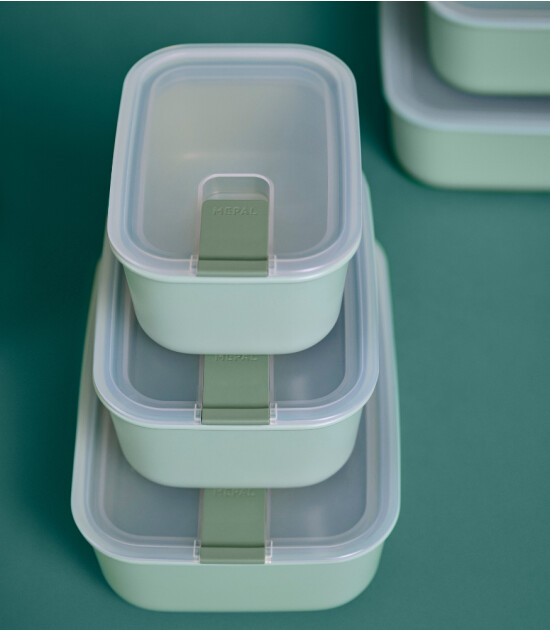 Mepal Easyclip Food Storage Box  (700 ml) // Nordic White