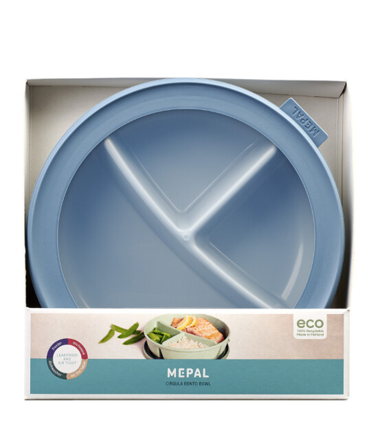 Mepal Cirqula Bento Bowl (250+250+500 ml) // Nordic Blue