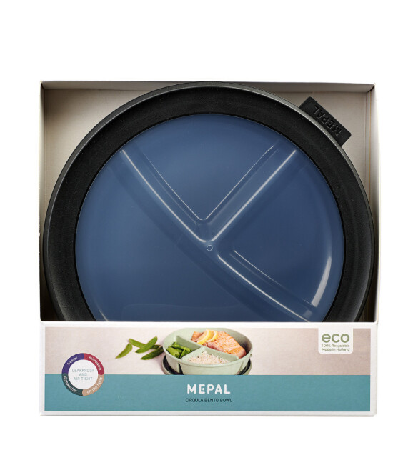 Mepal Cirqula Bento Bowl (250+250+500 ml) // Nordic Black