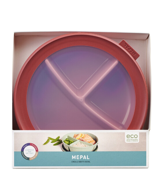 Mepal Cirqula Bento Bowl (250+250+500 ml) // Vivid Mauve