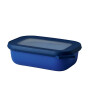 Mepal Cirqula Rectangular Multi Bowl (500 ml) // Vivid Blue