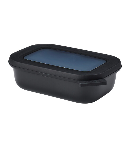 Mepal Cirqula Rectangular Multi Bowl (500 ml) // Nordic Black