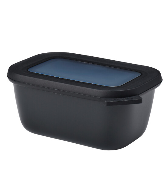 Mepal Cirqula Rectangular Multi Bowl (750 ml) // Nordic Black