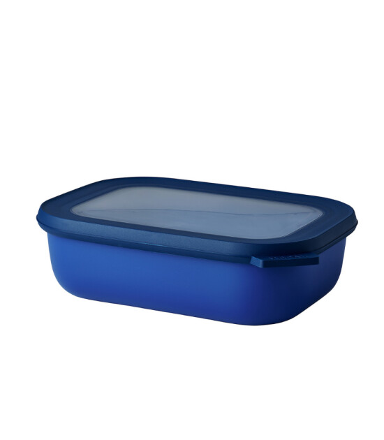 Mepal Cirqula Rectangular Multi Bowl (1000 ml) // Vivid Blue