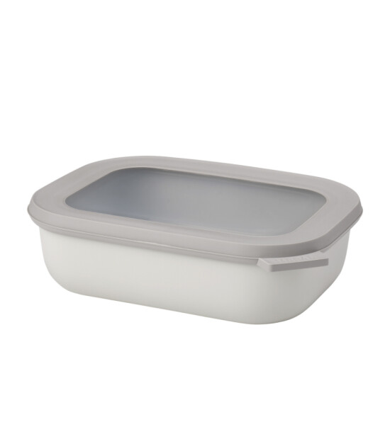 Mepal Cirqula Rectangular Multi Bowl (1000 ml) // Nordic White