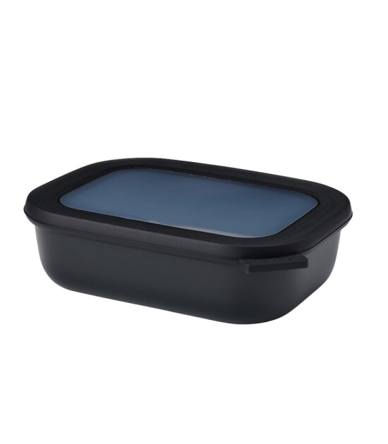 Mepal Cirqula Rectangular Multi Bowl (1000 ml) // Nordic Black