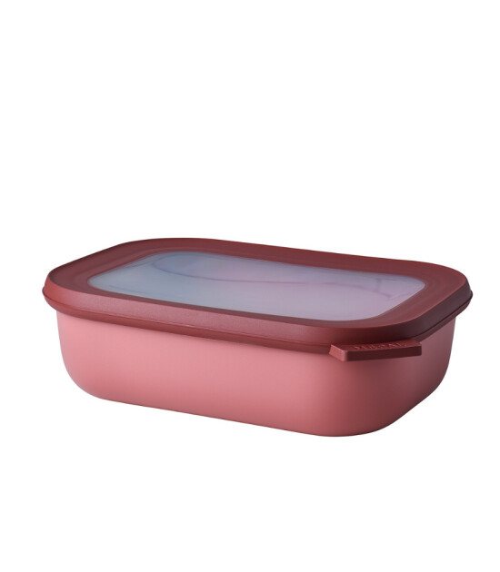 Mepal Cirqula Rectangular Multi Bowl (1000 ml) // Vivid Mauve