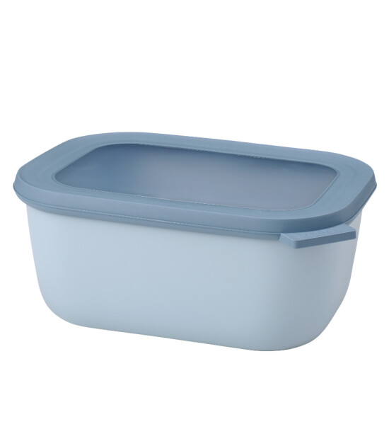 Mepal Cirqula Rectangular Multi Bowl (1500 ml) // Nordic Blue