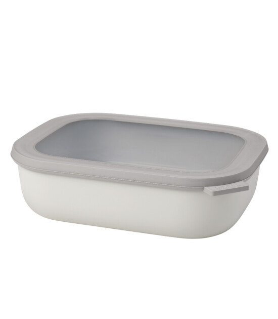 Mepal Cirqula Rectangular Multi Bowl (2000 ml) // Nordic White