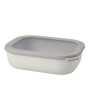 Mepal Cirqula Rectangular Multi Bowl (2000 ml) // Nordic White