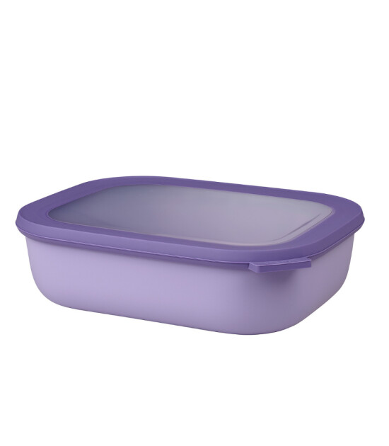 Mepal Cirqula Rectangular Multi Bowl (2000 ml) // Vivid Lilac