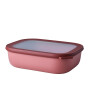 Mepal Cirqula Rectangular Multi Bowl (2000 ml) // Vivid Mauve