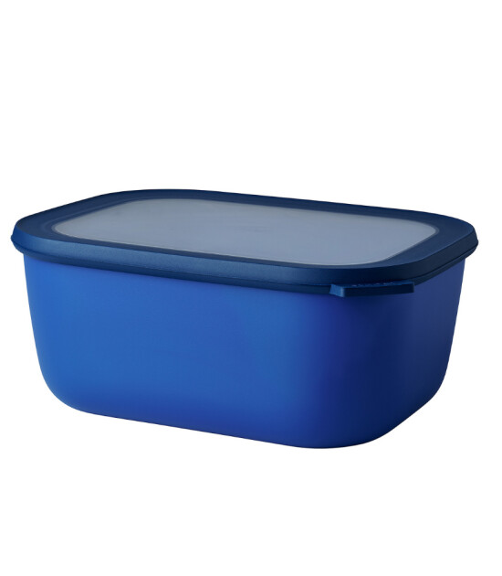 Mepal Cirqula Rectangular Multi Bowl (3000 ml) // Vivid Blue