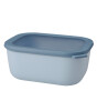 Mepal Cirqula Rectangular Multi Bowl (3000 ml) // Nordic Blue