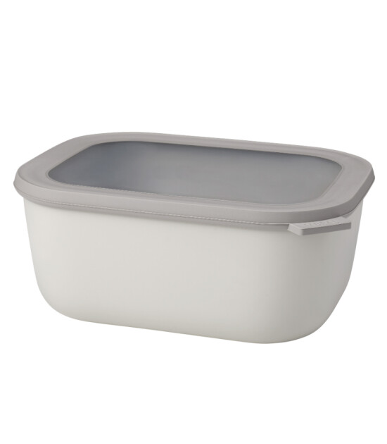 Mepal Cirqula Rectangular Multi Bowl (3000 ml) // Nordic White