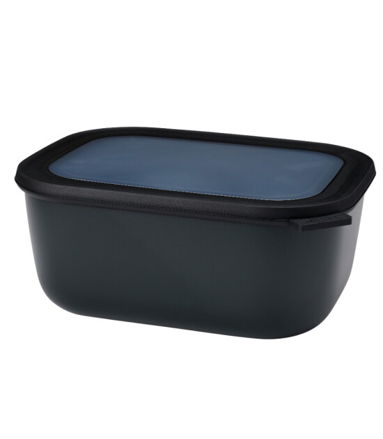 Mepal Cirqula Rectangular Multi Bowl (3000 ml) // Nordic Black
