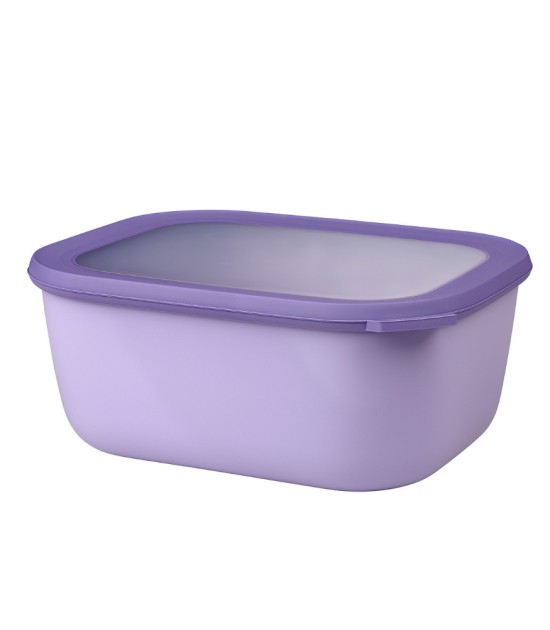 Mepal Cirqula Rectangular Multi Bowl (3000 ml) // Vivid Lilac