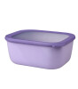 Mepal Cirqula Rectangular Multi Bowl (3000 ml) // Vivid Lilac