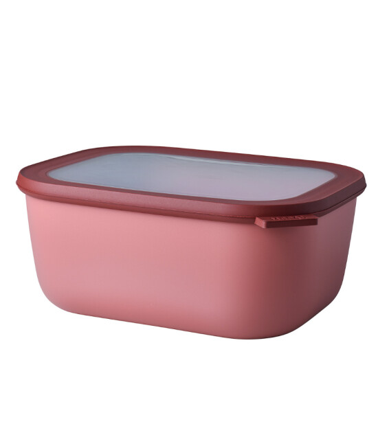 Mepal Cirqula Rectangular Multi Bowl (3000 ml) // Vivid Mauve