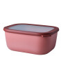 Mepal Cirqula Rectangular Multi Bowl (3000 ml) // Vivid Mauve