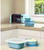 Mepal Cirqula Rectangular Multi Bowl (750 ml) // Vivid Blue