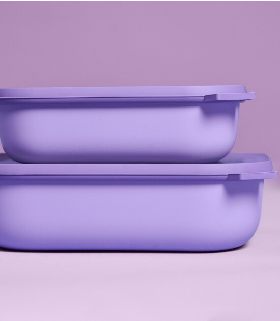 Mepal Cirqula Rectangular Multi Bowl (1000 ml) // Vivid Green