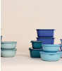 Mepal Cirqula Rectangular Multi Bowl (1500 ml) // Nordic Blue