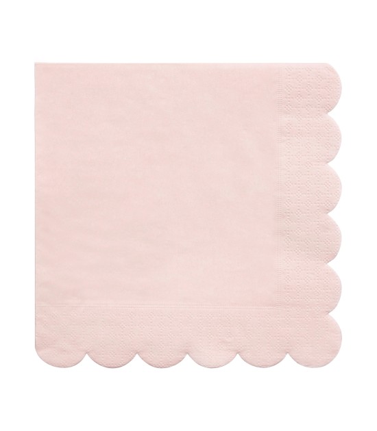 Meri Meri Parti Peçete (L) // Dusky - Pembe
