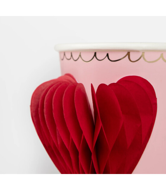 Meri Meri Parti Bardak // Petekli Kalp