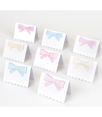 Meri Meri Fiyonklu İsim Kartları //Pastel