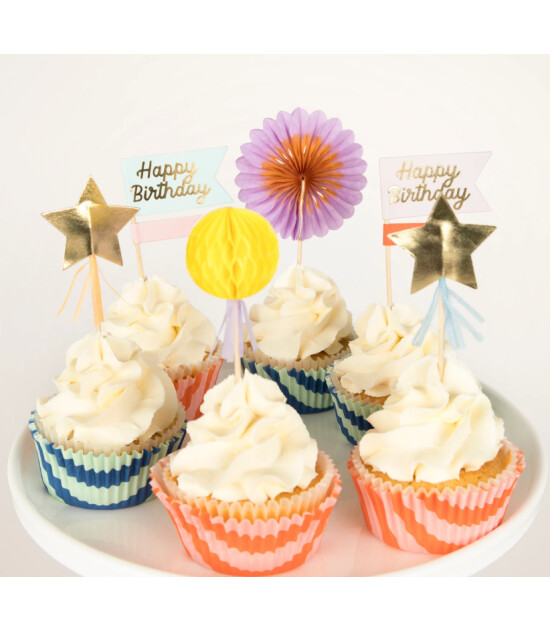 Meri Meri Cupcake Kit // Çizgili