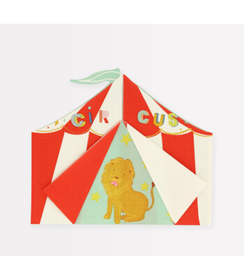 Meri Meri Parti Peçete // Circus Shaped Big Top