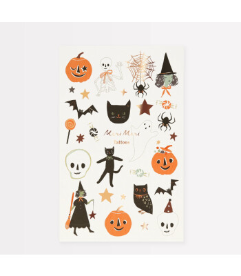 Meri Meri Geçici Dövme // It's Halloween!