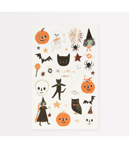 Meri Meri Geçici Dövme // It's Halloween!