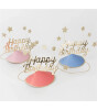 Meri Meri Parti Şapkaları (6 Adet)  // Happy Birthday &  Hats
