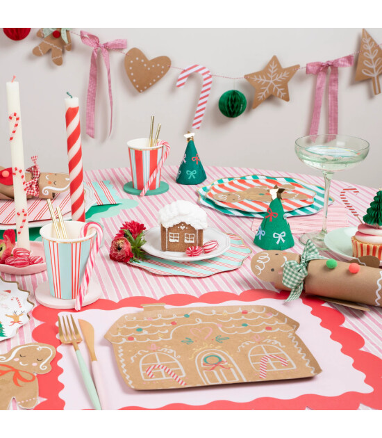 Meri Meri Parti Bardak // &Ccedil;izgili Varaklı