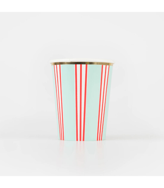 Meri Meri Parti Bardak // &Ccedil;izgili Varaklı