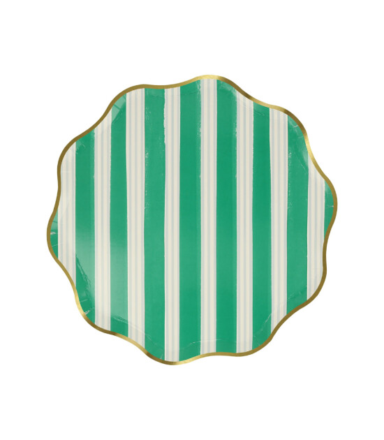 Meri Meri Parti Tabak (M) // &Ccedil;izgili Varaklı