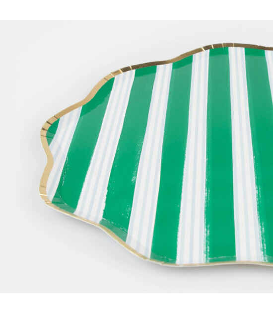 Meri Meri Parti Tabak (M) // &Ccedil;izgili Varaklı