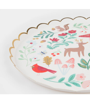 Meri Meri Parti Tabak (L ) // Winter Woodland