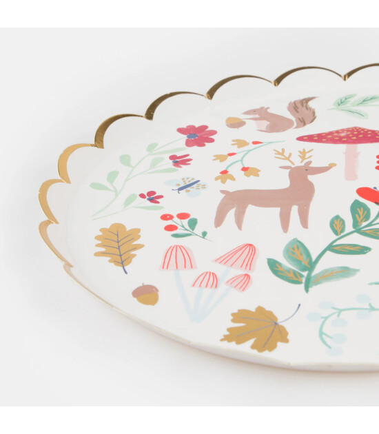 Meri Meri Parti Tabak (M) // Winter Woodland