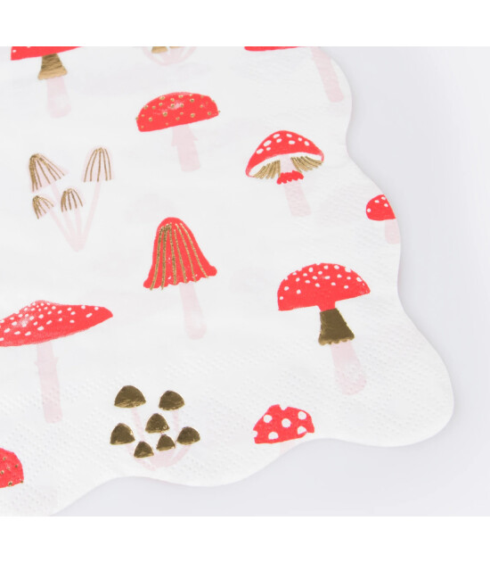 Meri Meri Parti Peçete (L) // Mantar